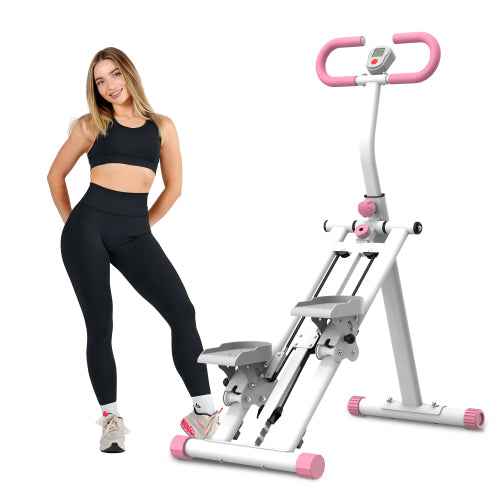 Vertical climbers, full-body aerobic exercise machines